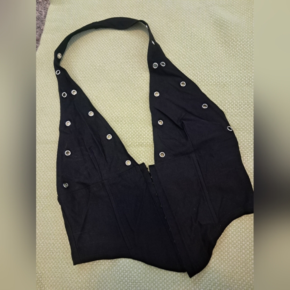 Fashion Nova Tops - Fashion Nova Black Cropped Corset Top